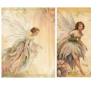 Junk journal Fairy pages